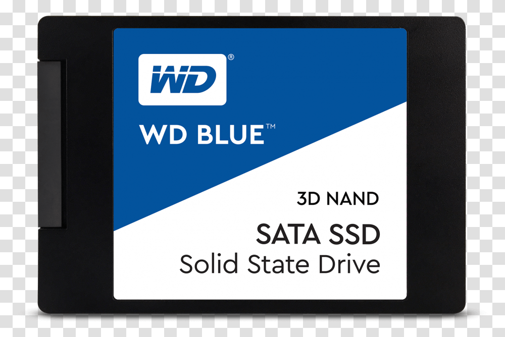 Wd Ssd 1tb Blue Solid State Drive 3d Nand, Electronics, Computer, Business Card Transparent Png