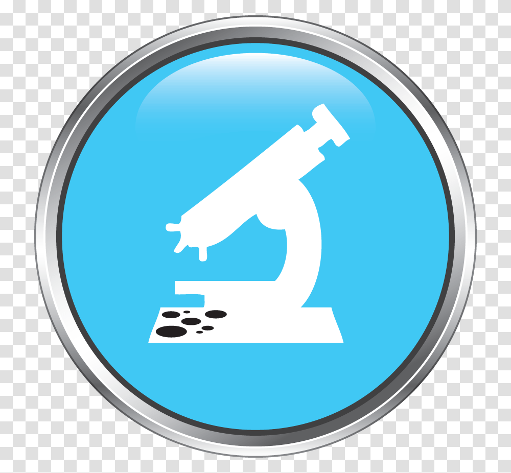 We Actively Help Reducing The Risk Of Infection In Microscope Icon, Sign, Road Sign Transparent Png