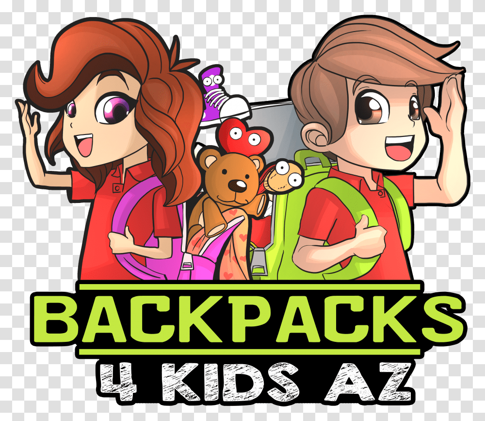 We Are Proud To Support The Following Arizona Nonprofits Backpacks 4 Kids Az Logo, Advertisement, Poster, Flyer, Paper Transparent Png