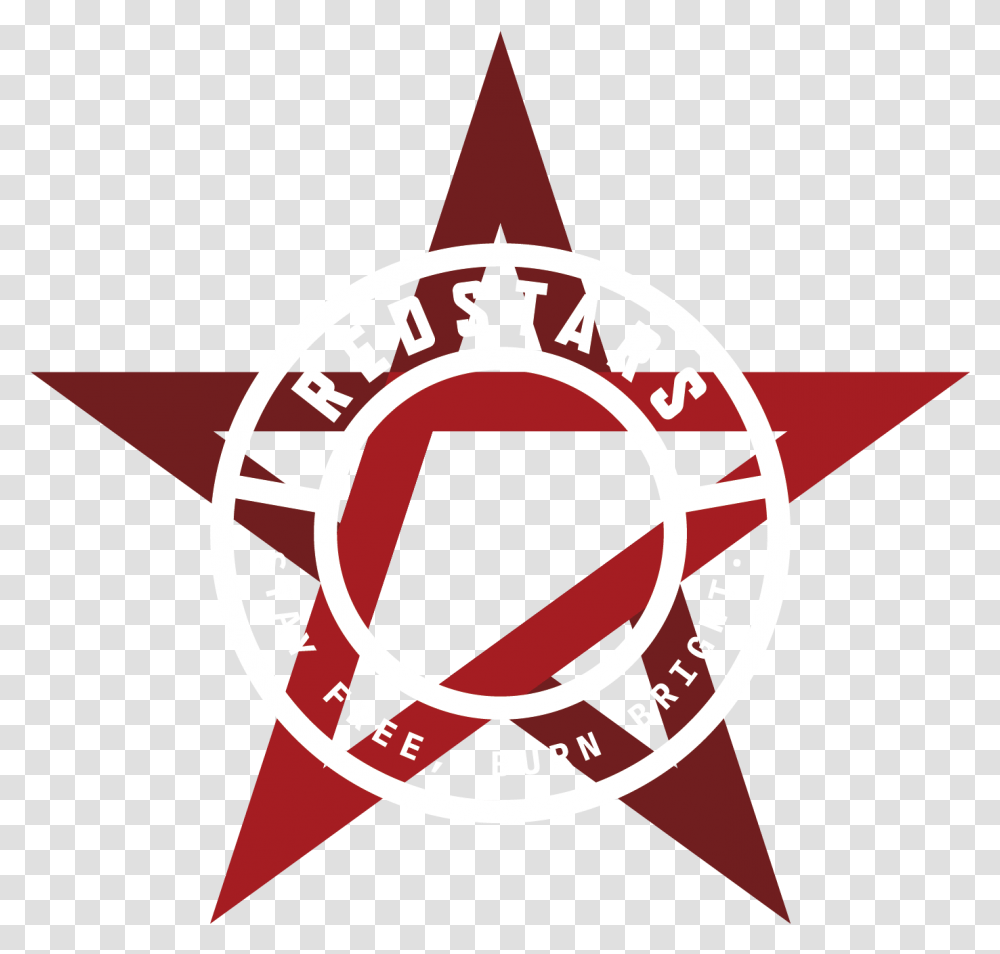 We Are Red Stars Stay Free Burn Bright Royal Enfield Side Sticker, Symbol, Dynamite, Bomb, Weapon Transparent Png