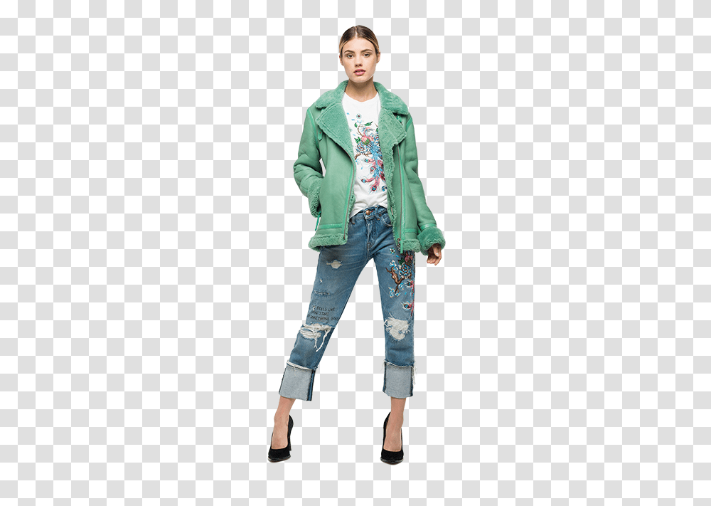 We Are Replay Women's Jeans, Pants, Person, Female Transparent Png