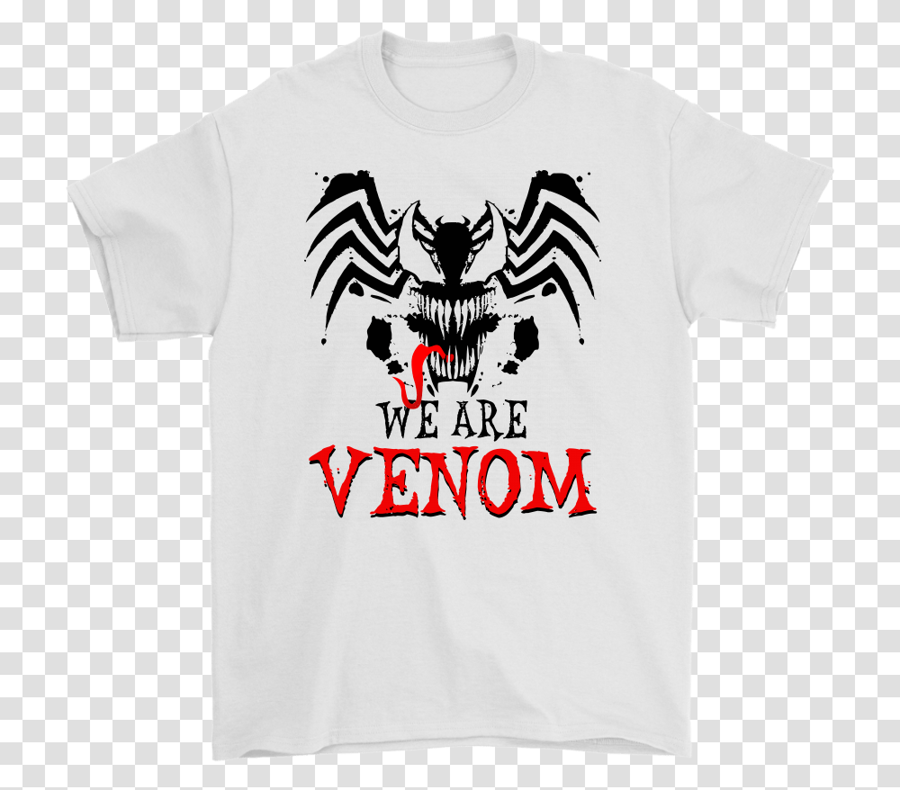 We Are Venom 2018 Marvel Tom Hardy Shirts Symbiote Rorschach, Apparel, T-Shirt, Hand Transparent Png