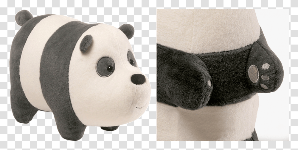 We Bare Bears Download Gund We Bare Bears 5 X 3.5 Inch Magnetic Stackable, Giant Panda, Mammal, Animal, Plush Transparent Png
