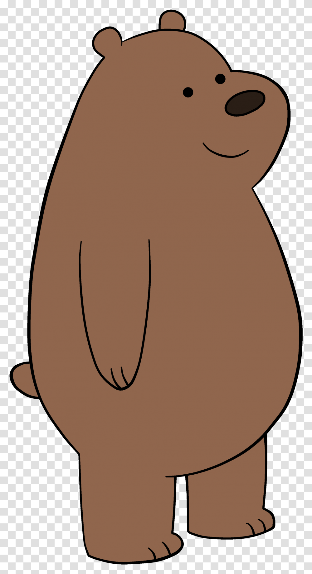 We Bare Bears Grizzly Bear We Bare Bear, Snowman, Face, Produce, Food Transparent Png