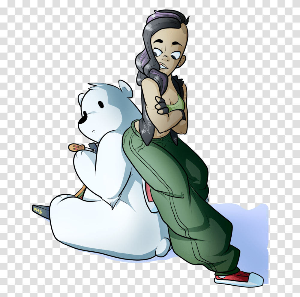We Bare Bears Ice Bear And Yana, Face, Shoe Transparent Png