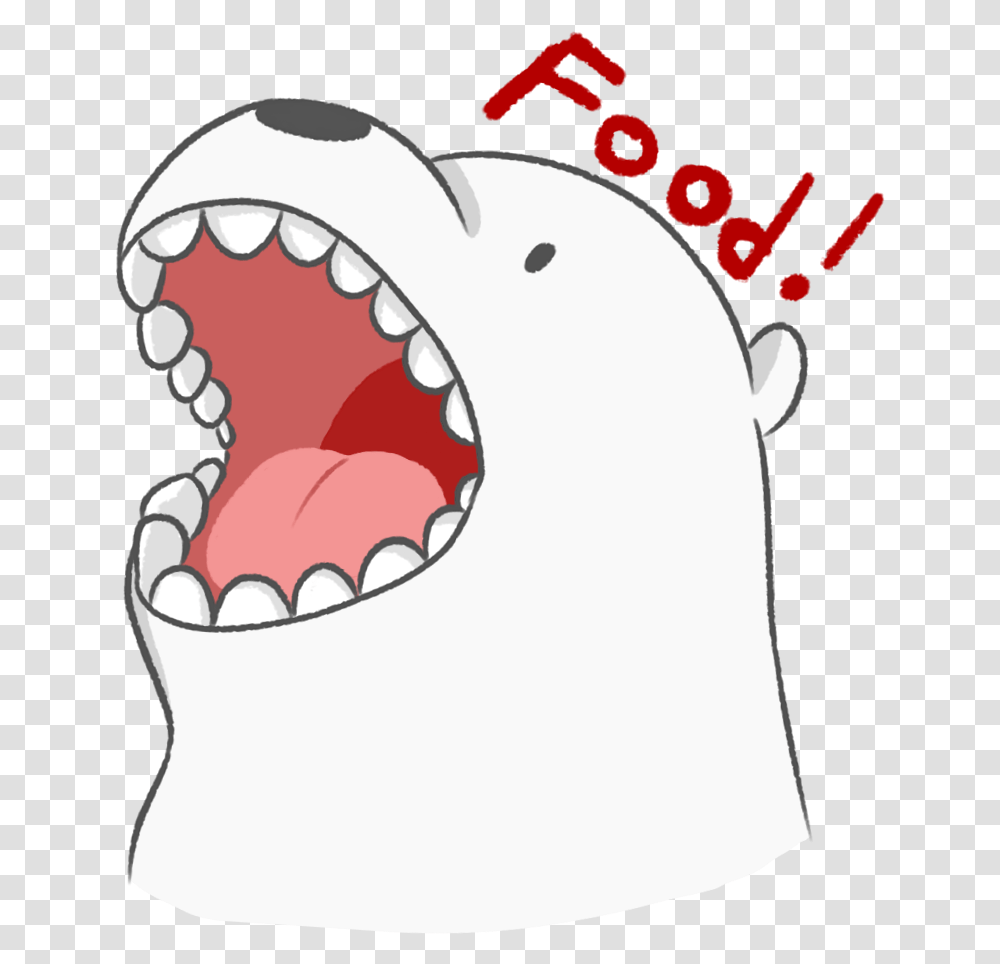 We Bare Bears Ice Bear Download, Teeth, Mouth, Lip, Jaw Transparent Png