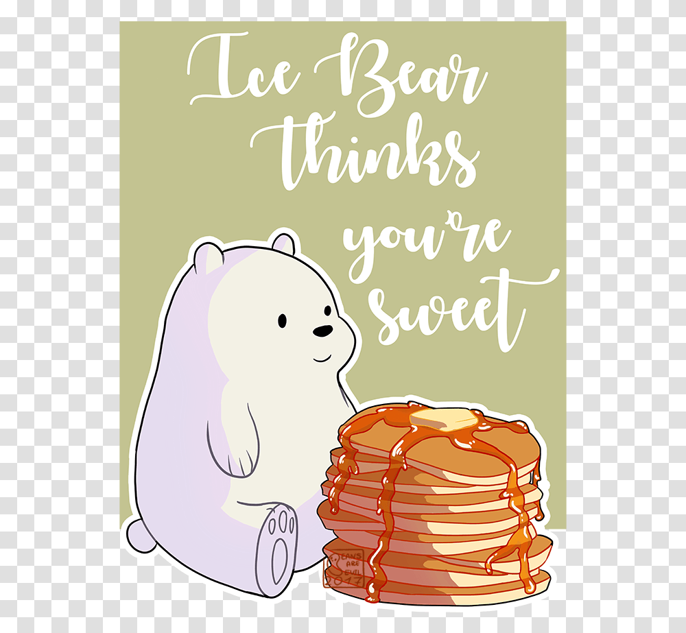 We Bare Bears Message, Food, Giant Panda, Label Transparent Png
