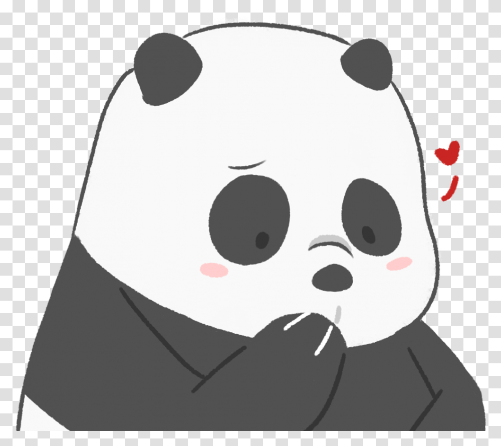 We Bare Bears Profile, Face, Stencil, Drawing Transparent Png