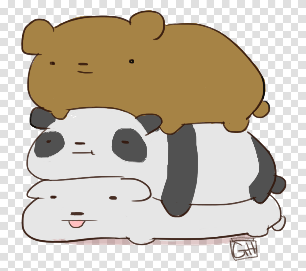 We Bare Bears Stack, Mammal, Animal, Plush, Toy Transparent Png