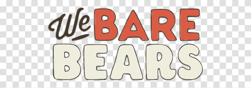 We Bare Bears, Word, Number Transparent Png