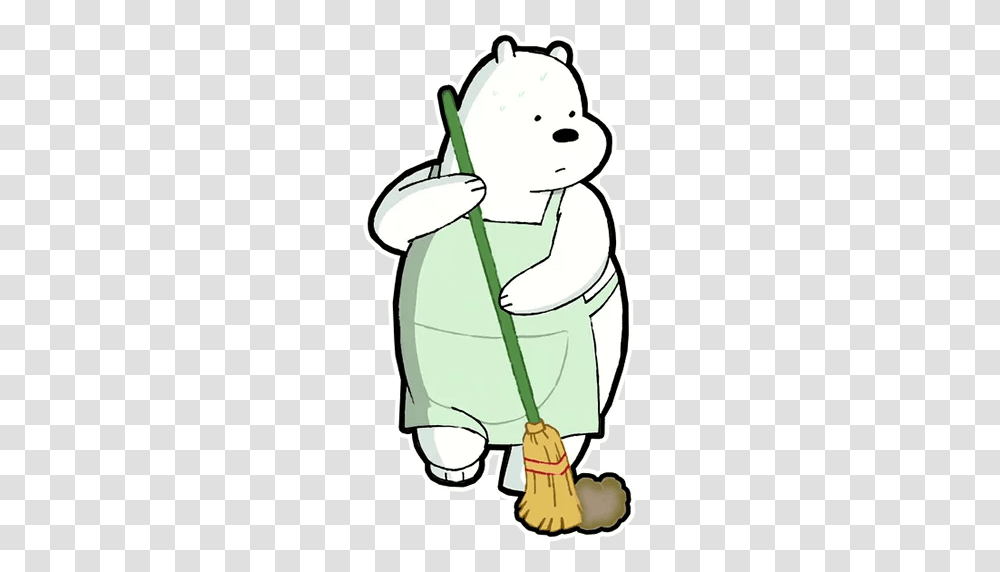 We Bare Stickers Set For Telegram, Cleaning, Snowman, Winter, Outdoors Transparent Png