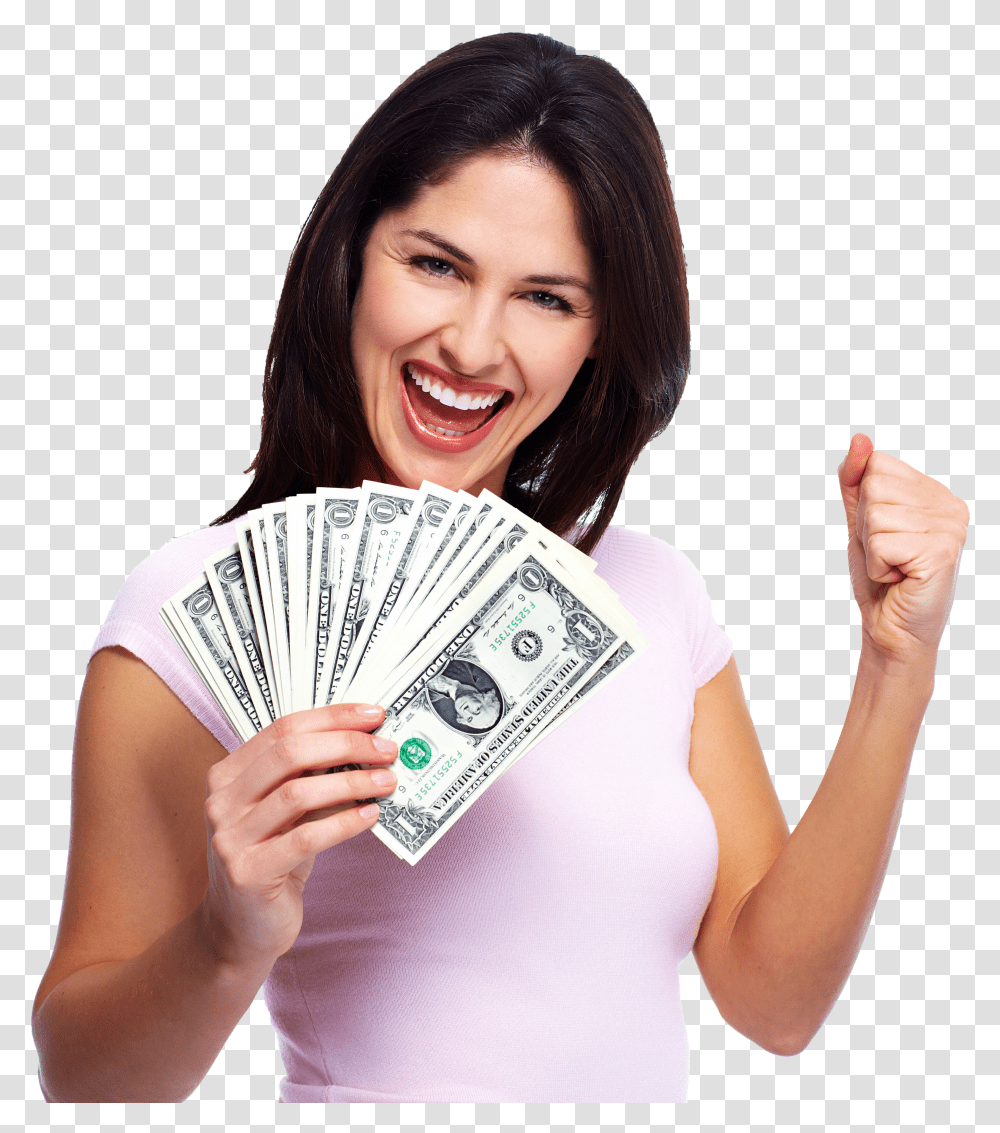 We Buy All Cars Running Or Not Girl With Money In Hand Transparent Png