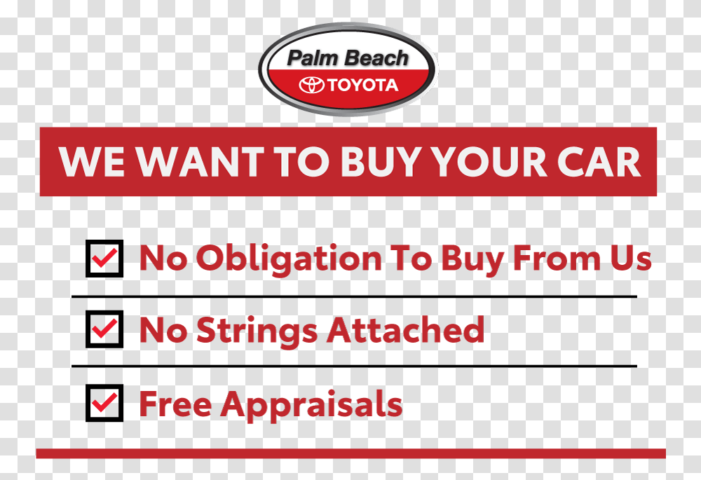We Buy Used Cars Palm Beach Toyota Wolfchase Toyota, Text, Label, Logo, Symbol Transparent Png