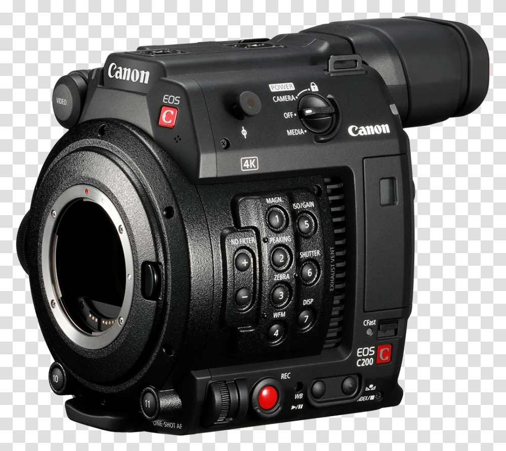 We Discuss The New Canon C200 With David Newton At Canon C200 Mark Ii, Camera, Electronics, Digital Camera, Video Camera Transparent Png