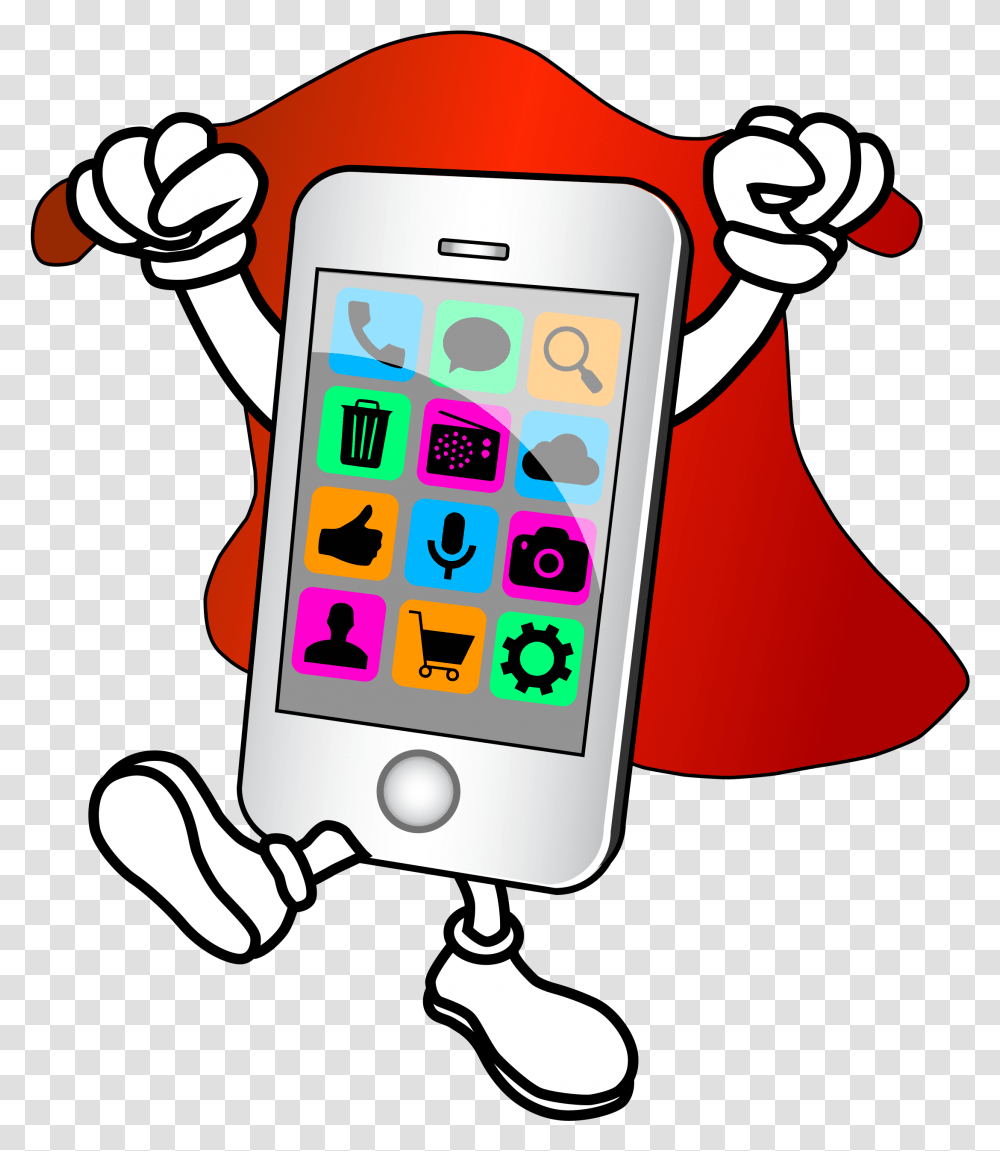 We Get It Covered Cell Phone Repair And Accessories Cartoon Cell Phone Clipart, Electronics, Mobile Phone, Iphone Transparent Png