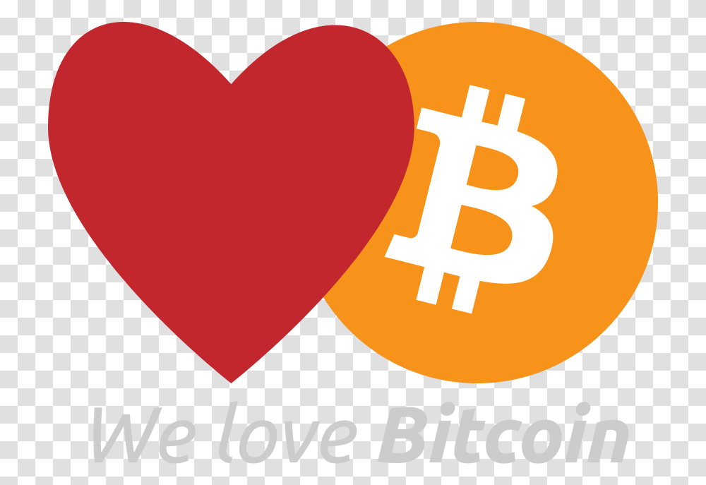 We Love Bitcoin, Heart, Pillow, Cushion Transparent Png