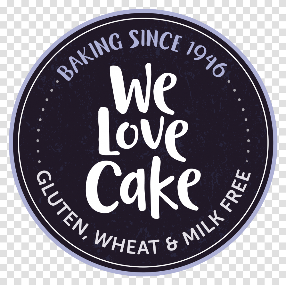 We Love Cake Circle, Logo, Symbol, Word, Text Transparent Png