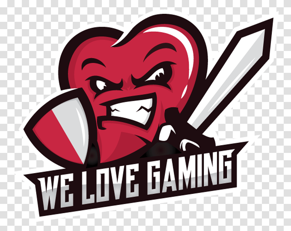 We Love Gaming Logo, Heart, Sport, Sports Transparent Png