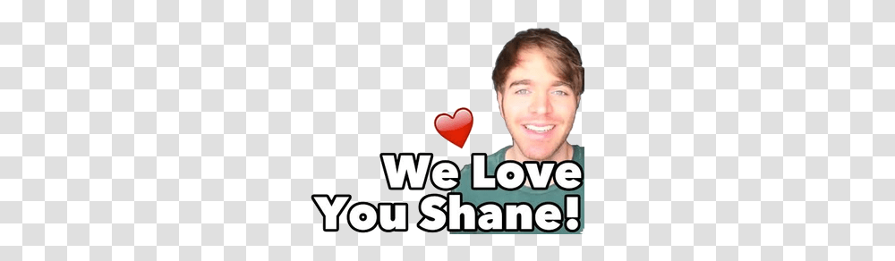 We Love You Love You Shane Dawson, Person, Face, Man, Dating Transparent Png