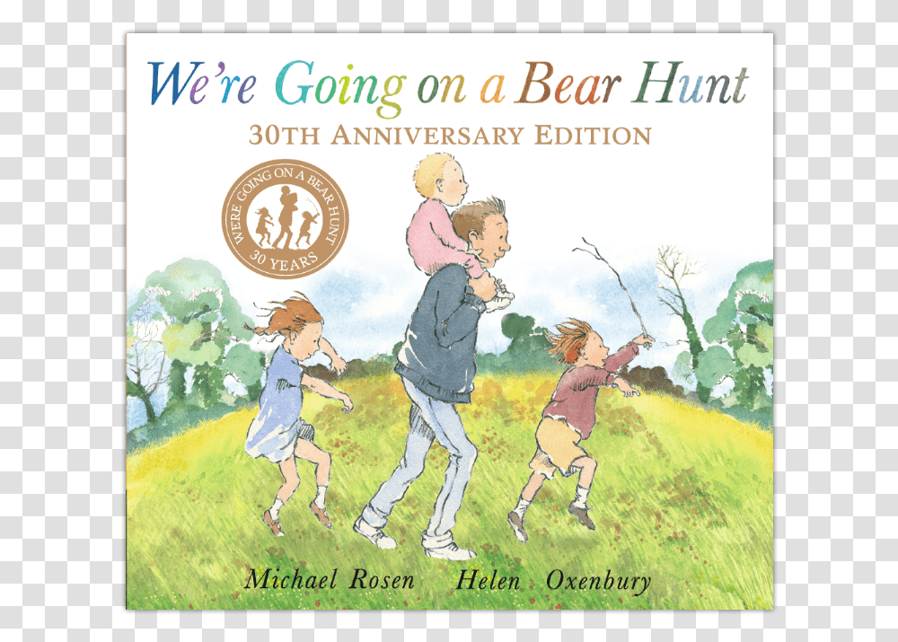 We're Going On A Bear Hunt Anniversary, Person, Poster, Advertisement, Book Transparent Png