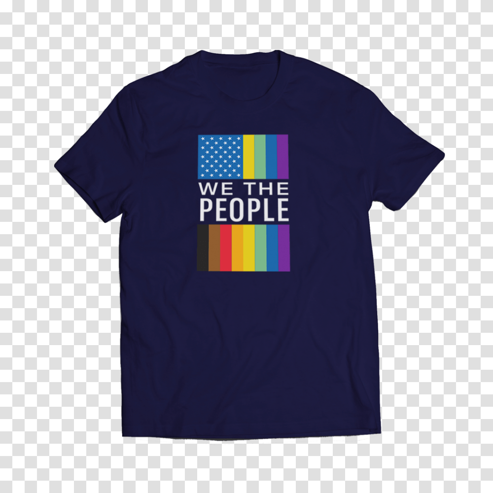 We The People Lgbt Flag Tee, Apparel, T-Shirt Transparent Png