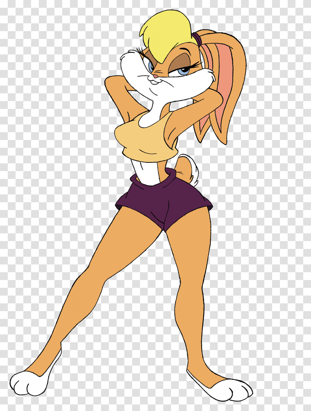 We Try Not To Sexualize Lola Bunny Lola Bunny No Background, Person, Manga, Comics, Book Transparent Png