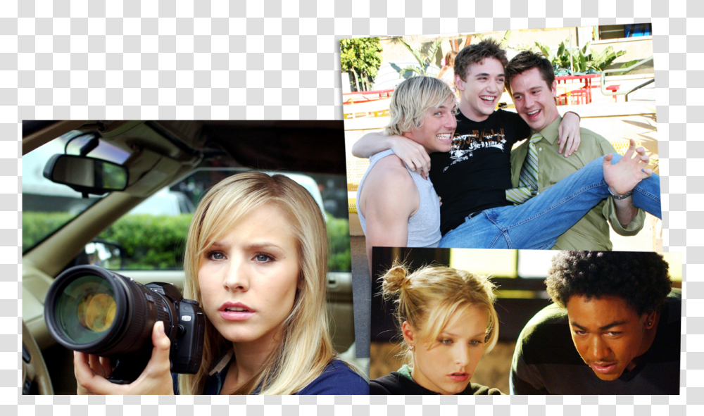 We Used To Be Friends Veronica Mars, Person, Collage, Poster, Advertisement Transparent Png