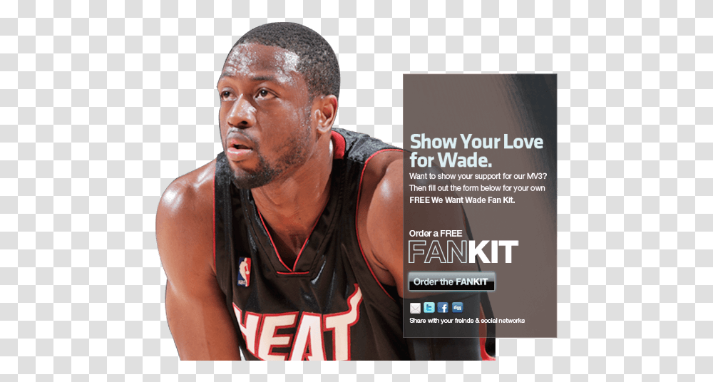 We Want Wade The Factory Interactive Inc Basketball Player, Person, Human, Magazine, Skin Transparent Png