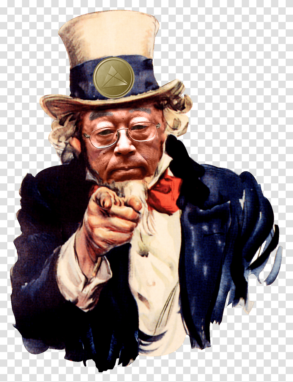 We Want You Donquott Miss Out Uncle Sam, Person, Hat, Finger Transparent Png