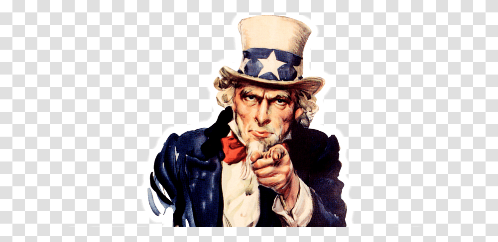 We Want You, Person, Human, Hat Transparent Png