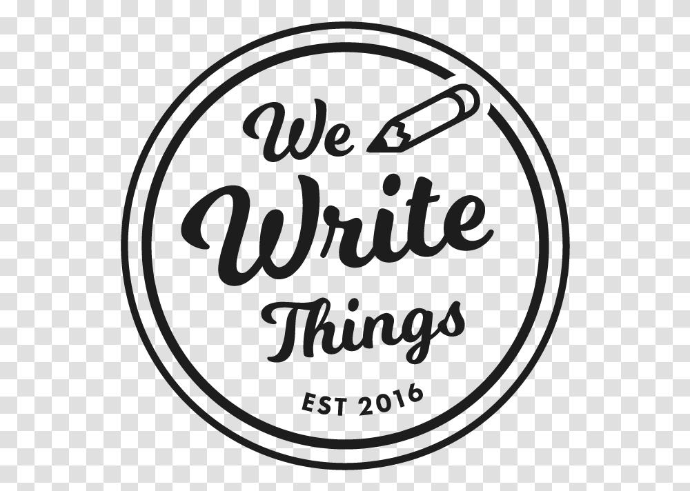 We Write Things Circle, Alphabet, Label, Meal Transparent Png