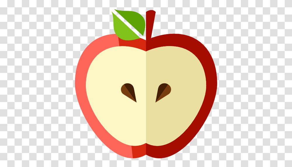 Weaning Plan For Babies Cut Apple Clipart 512x512 Cut Apple Clipart, Plant, Fruit, Food, Sweets Transparent Png