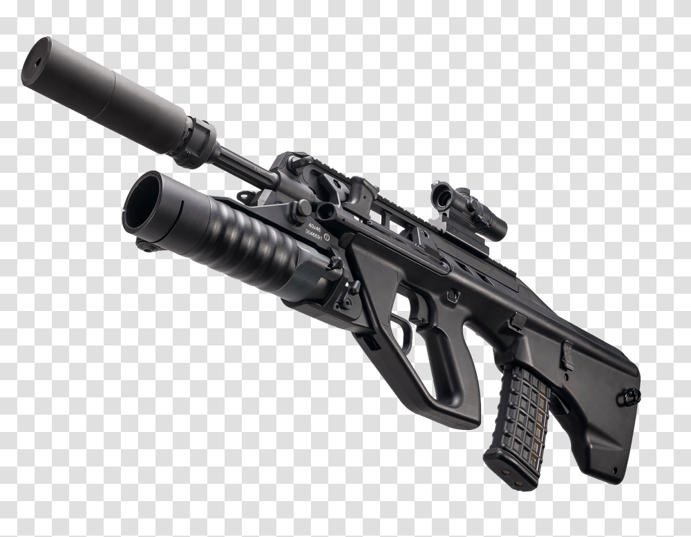 Weapon, Gun, Weaponry, Machine Gun Transparent Png