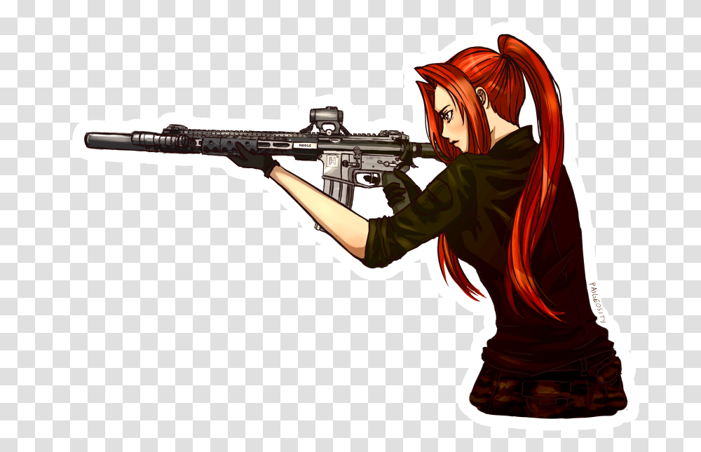 Weapon Outfitters Paigeosity Art, Person, Gun, Paintball Transparent Png