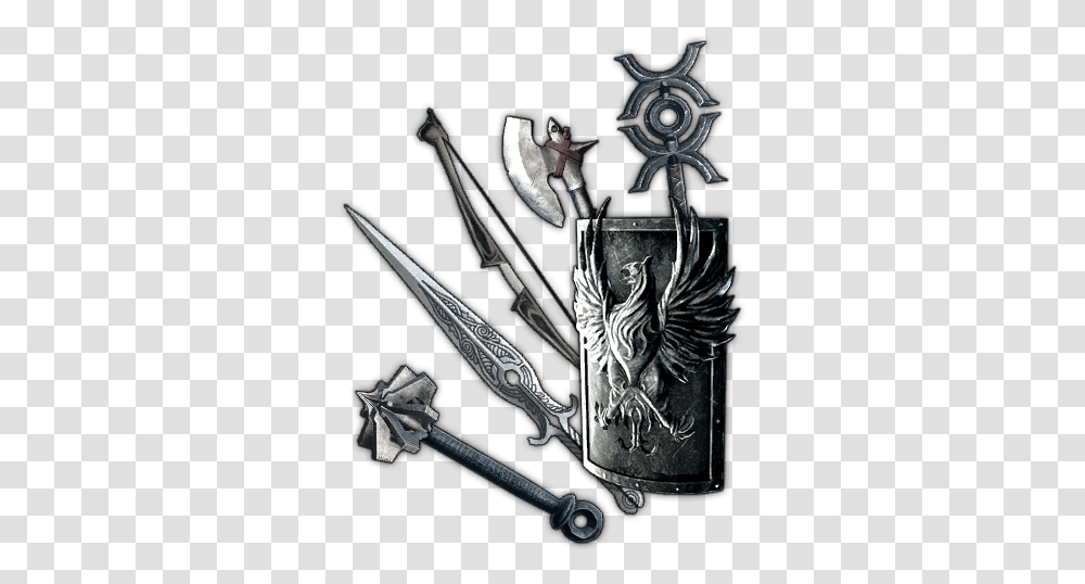 Weapons Dragon Age Inquisition Elven Weapons, Symbol, Armor Transparent Png