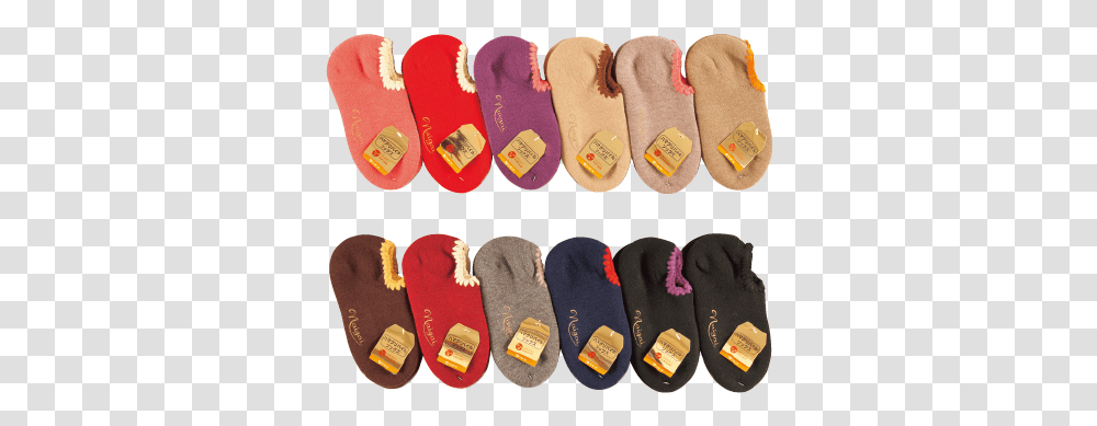 Wear A Clam Pile Socks Ladies' Room Plain Fabric 1000 Yen Slipper, Clothing, Apparel, Footwear, Flip-Flop Transparent Png
