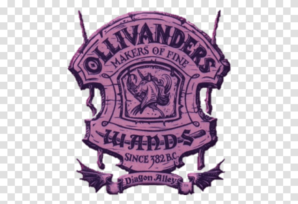 Weasleys Wizard Wheezes Ollivanders Harry Potter Ollivander Logo, Symbol, Trademark, Crowd, Emblem Transparent Png