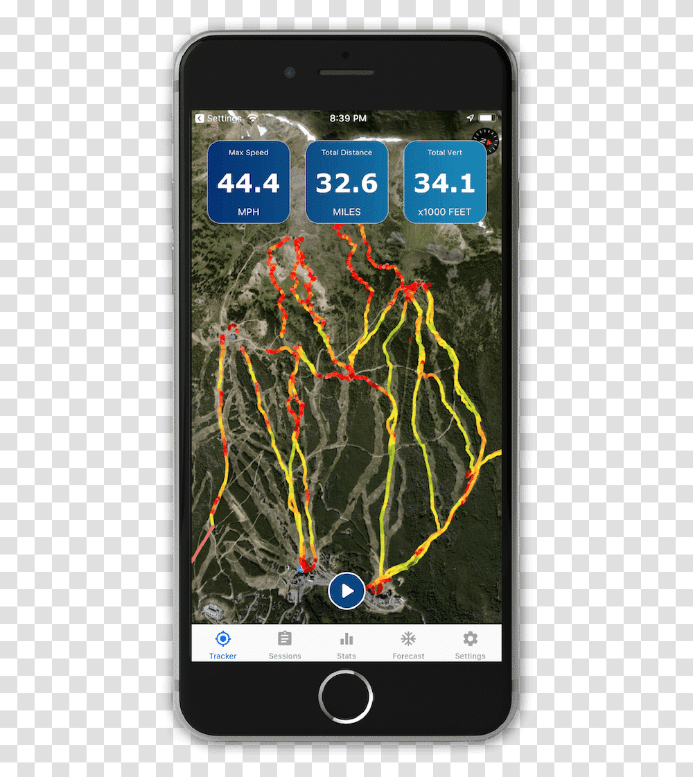 Weather App Ski Tracker Snow Forecast Smartphone, Mobile Phone, Electronics, Nature, Outdoors Transparent Png