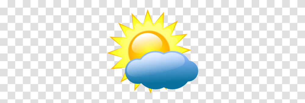 Weather Clipart Image Cloudy With Rain, Nature, Outdoors, Sky, Sun Transparent Png