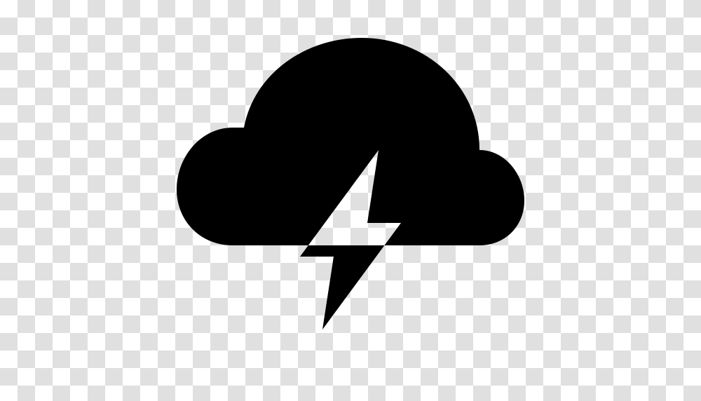 Weather Cloud Lightning Icon With And Vector Format For Free, Gray, World Of Warcraft Transparent Png