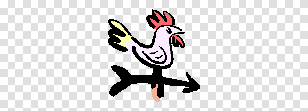 Weather Cock, Fowl, Bird, Animal, Poultry Transparent Png