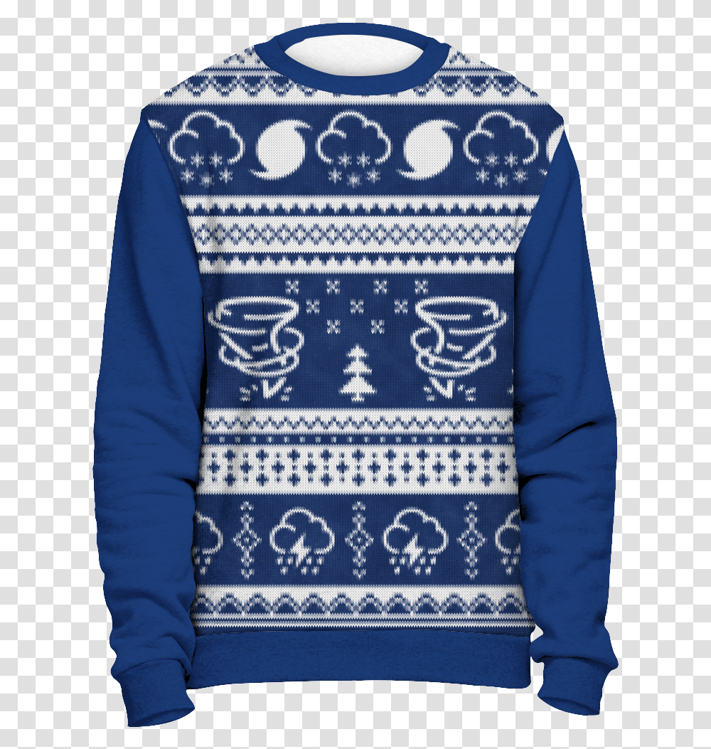Weather Icon Christmas SweatshirtData Large Image Alpha Phi Alpha Ugly Sweater, Apparel, Sleeve, Long Sleeve Transparent Png