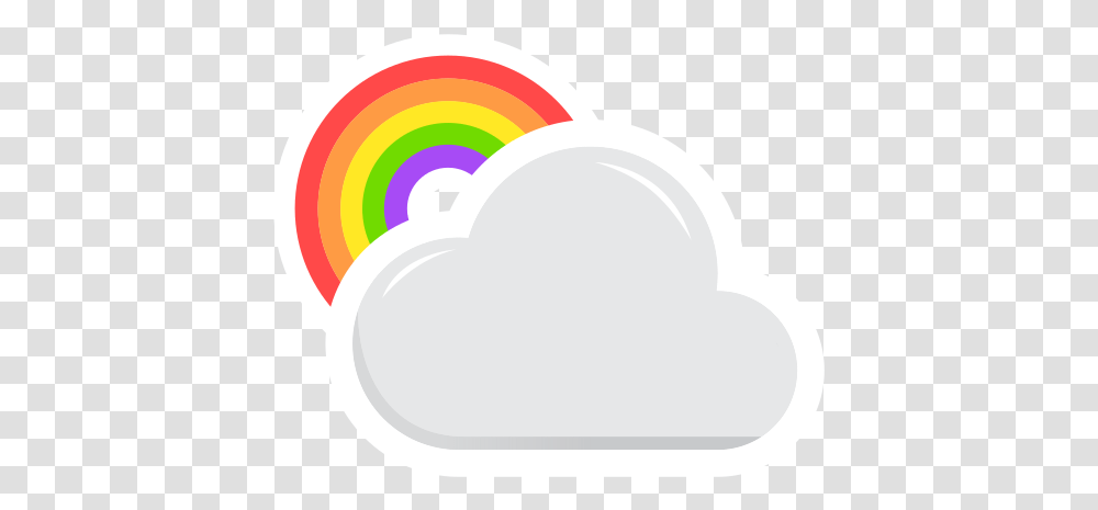 Weather Rainbow Cloud Free Icon Of Horizontal, Tape, Nature, Outdoors, Sweets Transparent Png