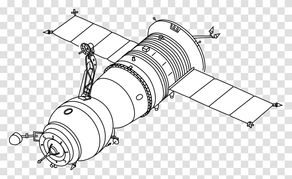 Weather Satellite Satellite Black And White Clipart, Hammer, Tool, Vehicle, Transportation Transparent Png