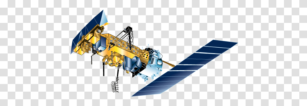 Weather Satellite Weather Satellite, Construction Crane, Machine, Lighting, Telescope Transparent Png