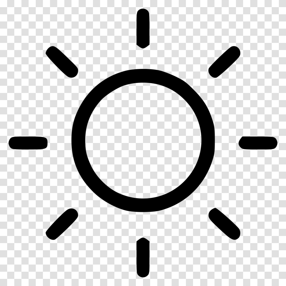 Weather Sun Nature Light Lightning Shine Luminosity Icon, Stencil, Machine, Appliance, Oven Transparent Png