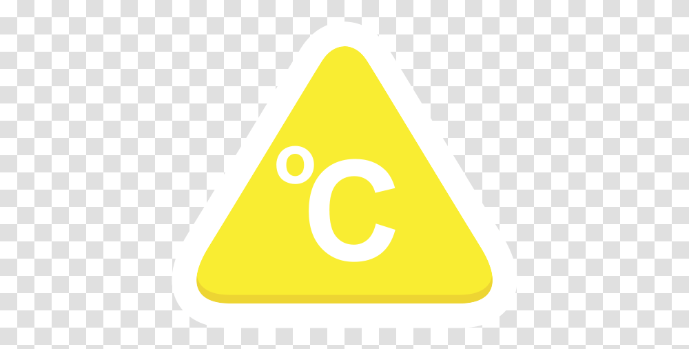 Weather Temperature Degrees Celsius Dot, Triangle Transparent Png