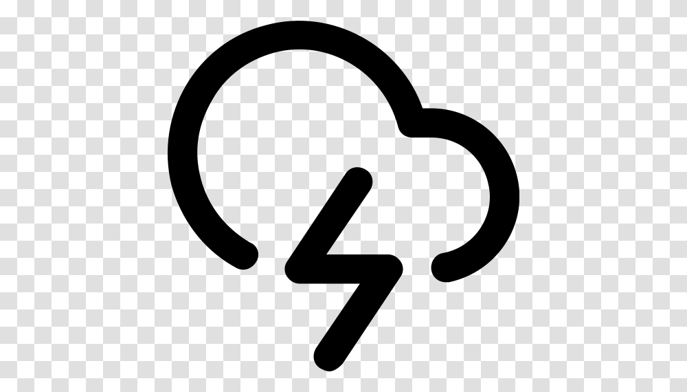 Weather Weather Cloud Lightning Icon With And Vector Format, Gray, World Of Warcraft Transparent Png