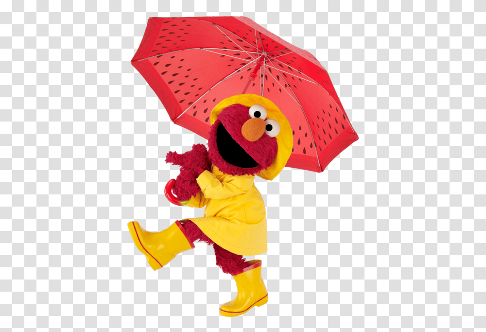 Weather With Elmo Elmo In The Rain, Apparel, Coat, Toy Transparent Png