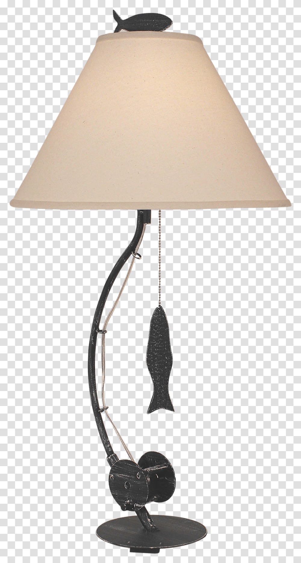 Weathered Navy Sea Fishing Pole Table Lamp Lampshade Transparent Png